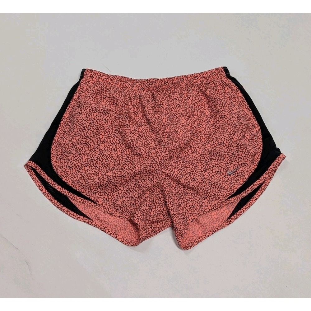 Y2K Athleisure Nike Dri-FIT Neon Coral Running Shorts Size M Gym core